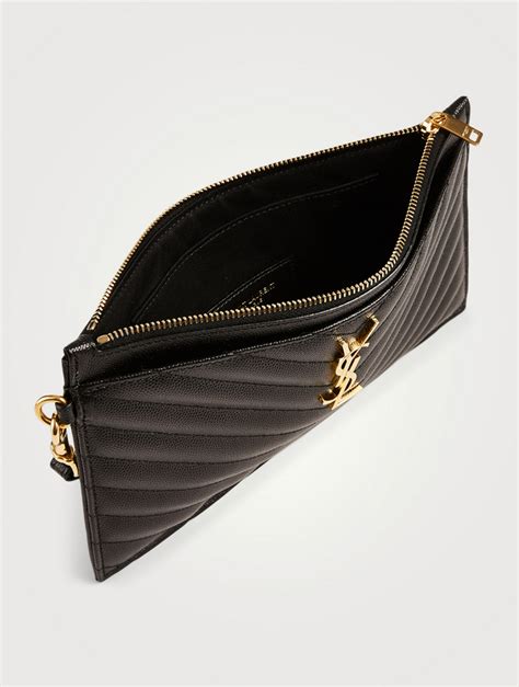 ysl black clutches|YSL clutch nordstrom.